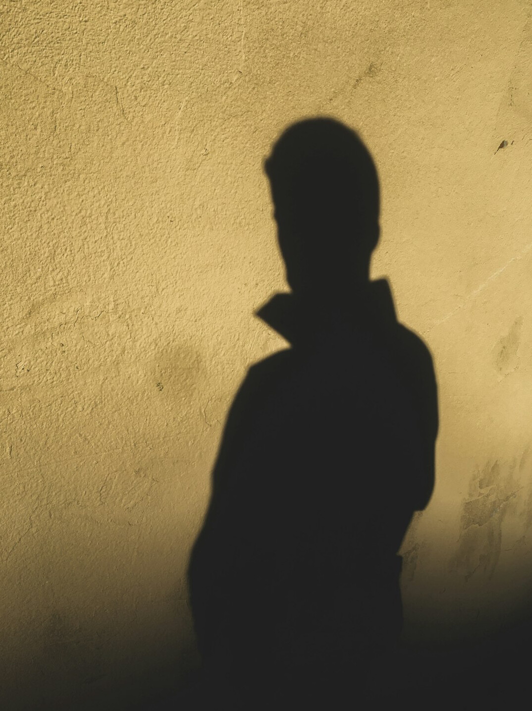mysterious character in shadow